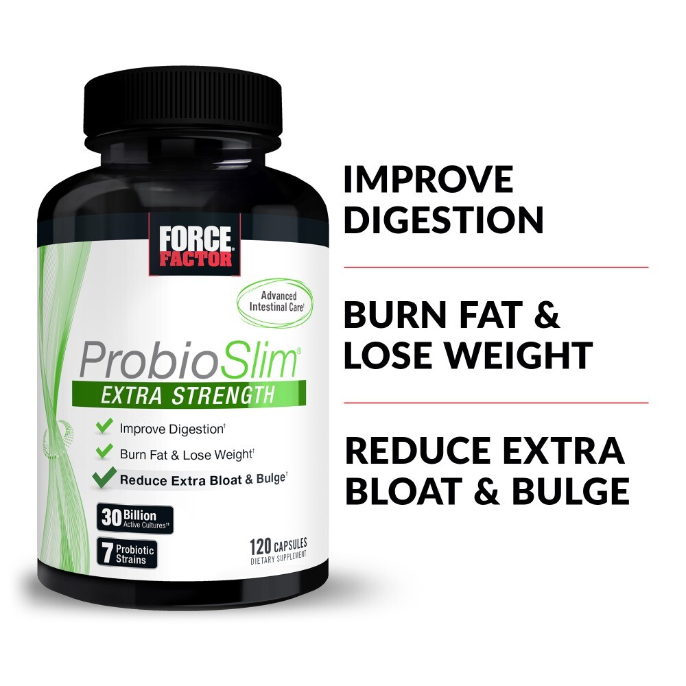 ProbioSlim Probiotics 30 Billion CFU Improve Digestion Burn Fat Lose Weight 120
