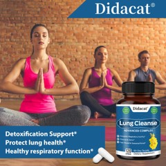 Lung Cleanse Advanced Complex Capsules – Detox, Lung & Respiratory Health