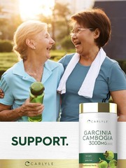 Garcinia Cambogia 3000mg | 180 Capsules | Non-GMO, Gluten Free | by Carlyle
