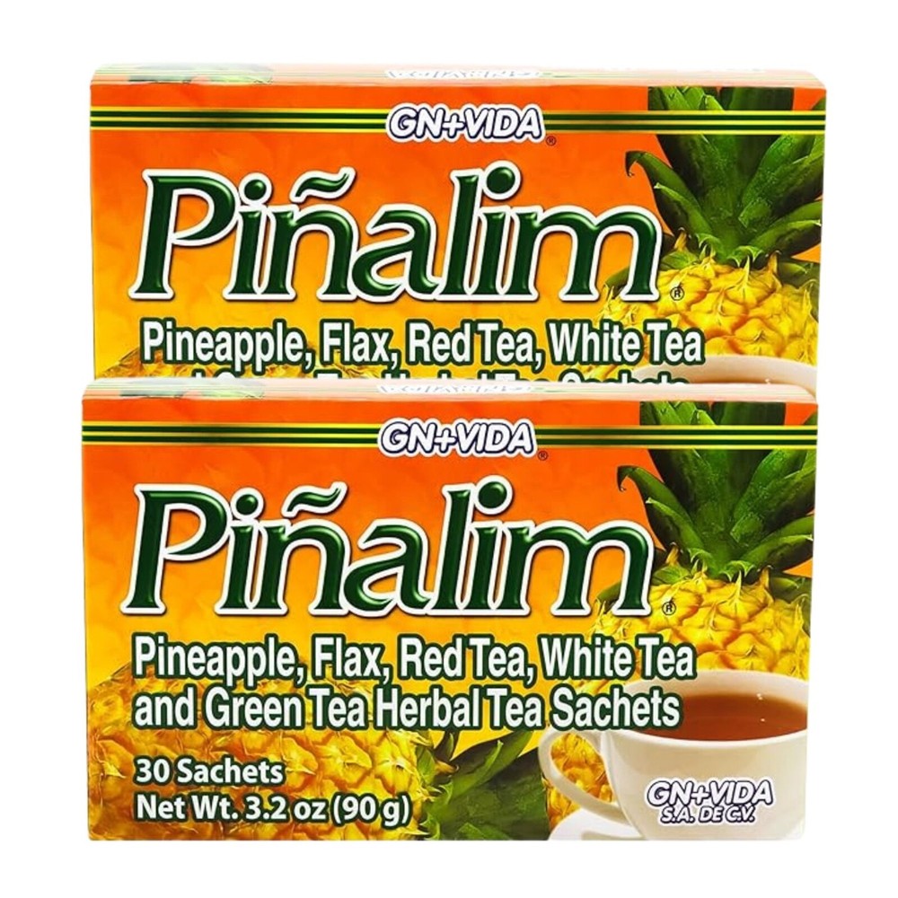 2 Pack Pinalim Original GN+Vida Tea Piñalim Pineapple Diet 60 Days