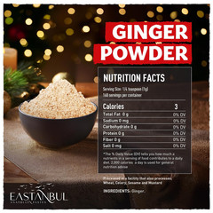 Ginger Powder, 5.6Oz, Ground Ginger Powder, Ginger Root Powder, Powdered Ginger