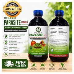 Parasite Detox Cleanse 100% Natural Organic 16 oz Glass bottle Free Shipping