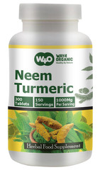 Neem Turmeric Capsules – 300 Tablets, 1000mg, Equal Ratio, 150 Servings