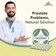 Charak Prosteez Ayurvedic Tablet – 60 Tablets (3 Strips) for Prostate Health