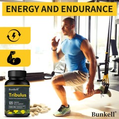 Tribulus 1000mg per serving Minimum 95% Saponins Extract 30 To 120 Capsules