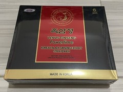6 Years Korean Black Ginseng Extract 30 Sticks (10ml). Venus Ginseng Powertime.