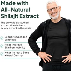 Organics Ocean One-Per-Day Shilajit for Men and Women – Natural Shilajit Supplem