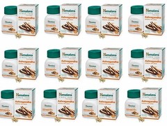 12 X Himalaya Ashwagandha Ashvagandha General Wellness 60 TABS FREE SHIP