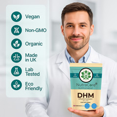 Dihydromyricetin (98%DHM) 600mg Capsules-(Pure Hovenia Dulcis)-Hangover-90Caps