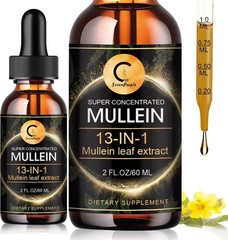 2Pack Mullein Drops for Lungs – Lung Detox for Respiratory Health Lung Cleanse