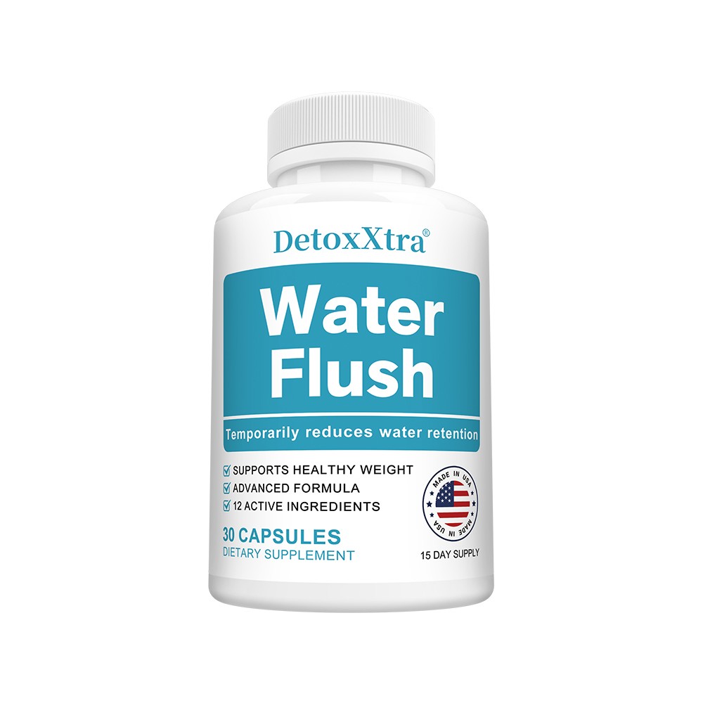 Water Flush Capsule Dandelion Potassium Vitamin B6 Supports Urinary Tract Health