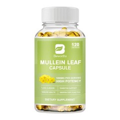 Mullein Leaf Capsules for Lung Cleanse & Detox – Respiratory Lung Support
