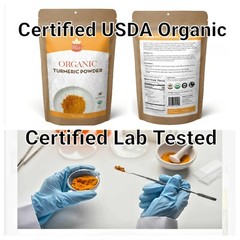 16oz ORGANIC TURMERIC POWDER Non-GMO, Curcumin, Gluten Free, Free Shipping