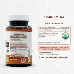 Secrets Of The Tribe Cardamom Capsules, 500 mg