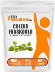 BulkSupplements Coleus Forskohlii Extract (7.5% Forskolin) Powder