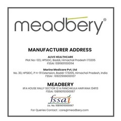 Meadbery Lung Detox Ayurvedic for Smokers, Tar Removal (60 Tablets) o166