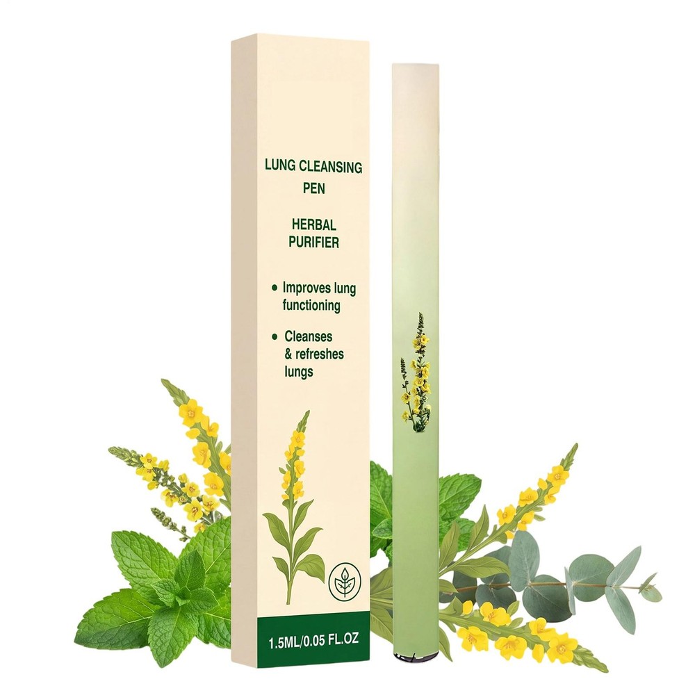 Mullein Lung Purifier Herbal Inhaler For Lung Health & Fresh Air
