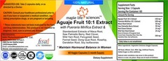 Aguaje Extract Pueraria Mirifica Maca Saw Palmetto Red Clover Wild Yam
