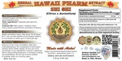 Zhi Shi (Citrus x Aurantium) Tincture. Alcohol-Based. Hawaii Pharm.