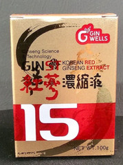 GINST 15 Korean Red Ginseng Extract 100g (3.5274 oz) NIB