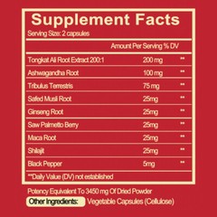 MALE ENHANCING CAPSULES ENERGY & STAMINA BOOSTER WITH MACA,ASHWAGANDHA,GINSENG