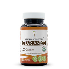 Secrets Of The Tribe Star Anise Capsules, 500 mg