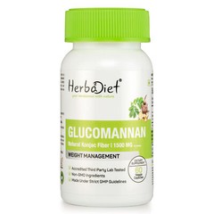 Glucomannan Konjac Fibre Capsules for Appetite Control and Weight Loss