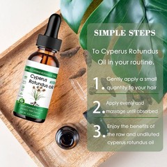 60ml Cyperus Rotundus Oil Organic Nut Grass Skin Moisturizing Massage Essential