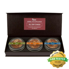 Siberian Chaga Mushroom Instant Tea Tablets Triple Pack