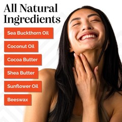 Himalayan Sea Buckthorn Miracle Stick – 1-Year Supply for Dry Skin, Bug Bites, S