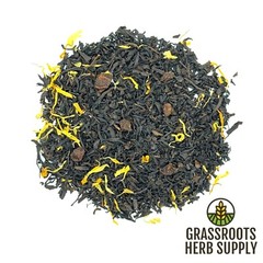Apricot Fruit Herbal Tea Blend | Loose Leaf Tea with Black Tea & Apricot Pieces