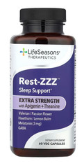 LifeSeasons, Rest-ZZZ™ EXTRA STRENGTH With Apigenin +Theanine, 60 Veg Capsules