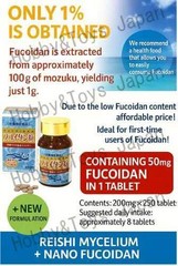 4 Boxes Fucoidan Tablet 250 Kanehide Bio Okinawa Agaricus Reishi Supplement D