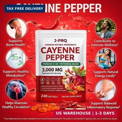 Cayenne Pepper Capsules with Turmeric & Beetroot Vitamin D3 K2 240 Softgels