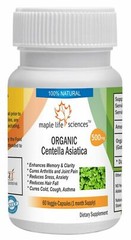ORGANIC Centella Asiatica Capsules Brahmi Gotu Kola Pure & High Quality