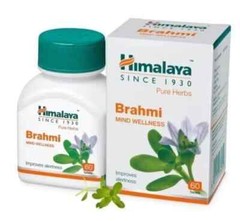 Brahmi Herbal Tablets 60 Count Plant-Based Daily Wellness Support