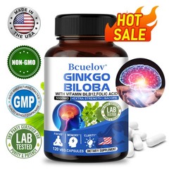 Improve Blood Circulation Supplements Promote Memory Brain Function 120 Capsules