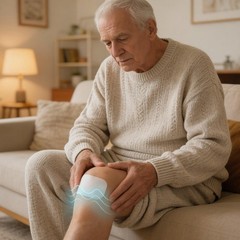 4-Piece Knee PainRelief Patch Natural Soothing Relief Muscle Patch For Seniors