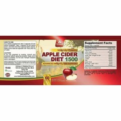 Guarana Extract Metabolism Supplement & Apple Cider Vinegar Weight Management