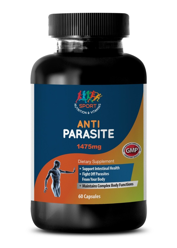 parasite worms – ANTI-PARASITE 1475mg – Herbal Body Cleans 1 Bottle 60 Capsules