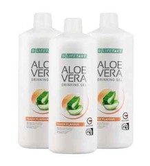 LR Lifetakt Aloe Vera Drinking Gel Peach Flavour Set of 3 – 1000 ml./33.3 fl.oz