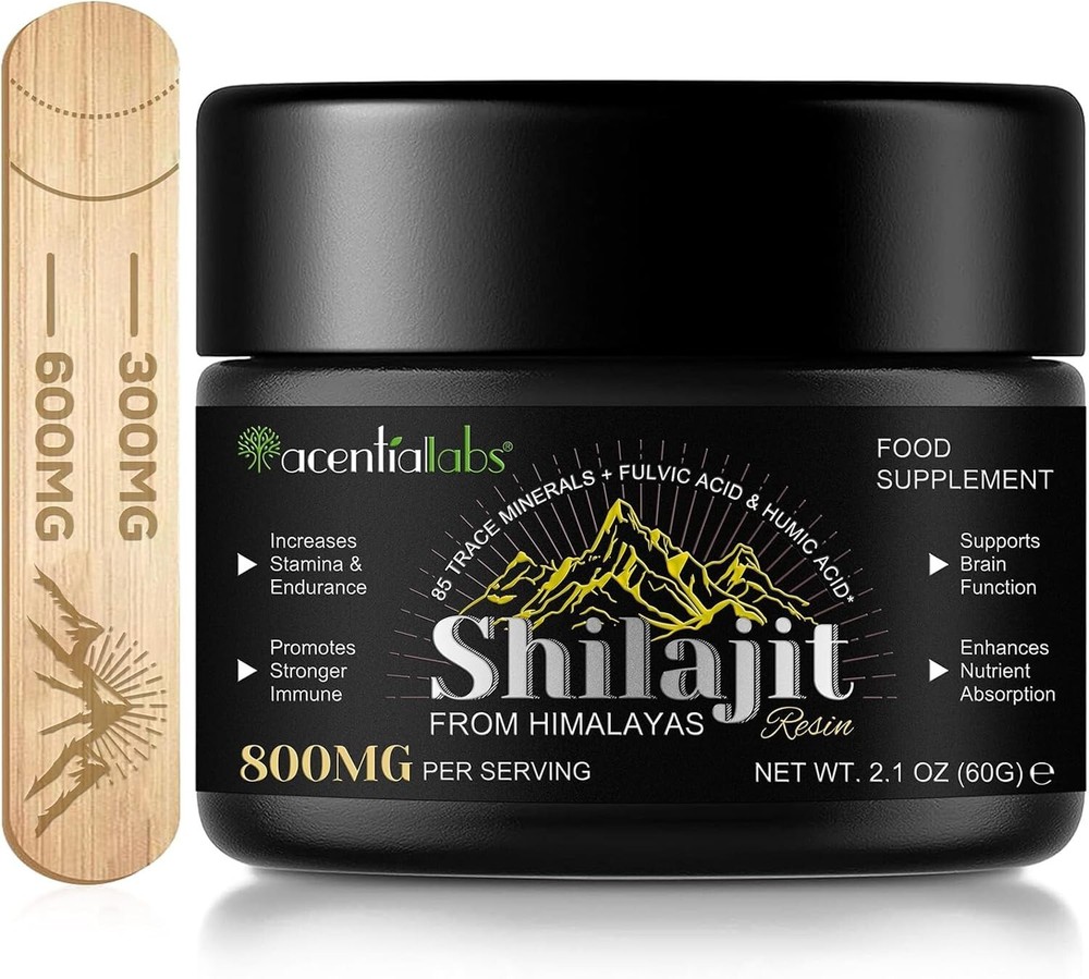 Pure 100% Himalayan Shilajit, Soft Resin, Organic, Extremely Potent, Fulvic Acid