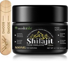 Pure 100% Himalayan Shilajit, Soft Resin, Organic, Extremely Potent, Fulvic Acid