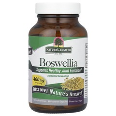 Nature s Answer Boswellia 400 mg 90 Vegetarian Capsules Cruelty-Free,
