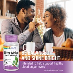 Solaray Bitter Melon Fruit Extract 500mg 5% Bitter Principles | 60 VegCaps
