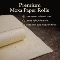 Moxibustion Box + 2pcs Aged Stone-Milled Moxa Sticks – 5Y / 10Y Options艾灸套装艾条艾灸盒