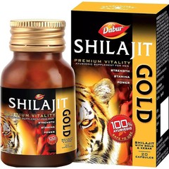 Dabour Shilajit/ Sheelajit/ Chilajit Gold 20cap. For Power Stamina Strength