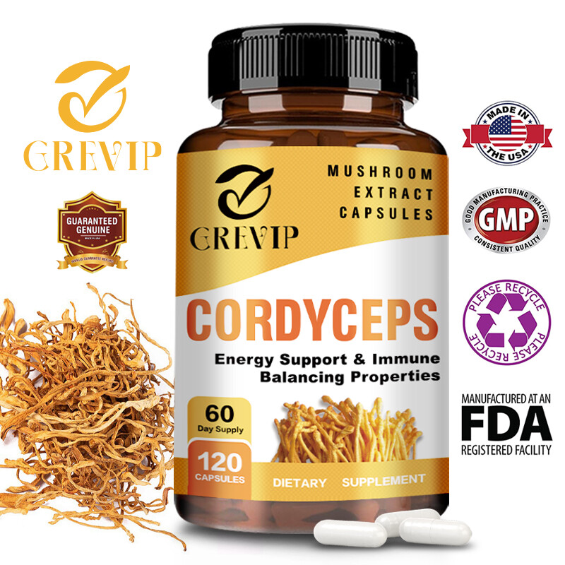 Cordyceps 1000mg – Energy Booster, Improve Endurance and Athletic Performance