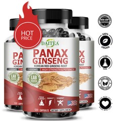 Pure Korean Red Panax Ginseng Extract Capsules – No additives or fillers