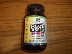 Amazing Herbs Cold-Pressed Black Seed Oil 500mg 90 Softgel Capsules 9/2027